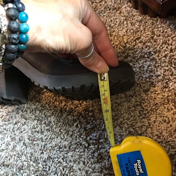 Soda chunky sole heel ankle boots - Picture 16 of 16